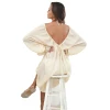 The 2025 new butterfly-shaped back Cavitana Amazon bestseller round neck deep V large backless bikini smock Item Picture